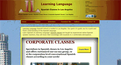 Desktop Screenshot of learninglanguageswithus.com